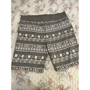Undefeated All Over Print Logo Sweat Fleece Sweat Shorts size XL Streetwear